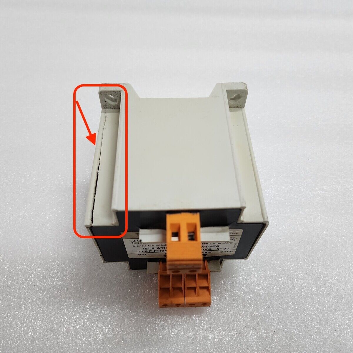 NORATEL FR84B-460230 ISOLATING TRANSFORMER 130VA 3-071-084020 230V