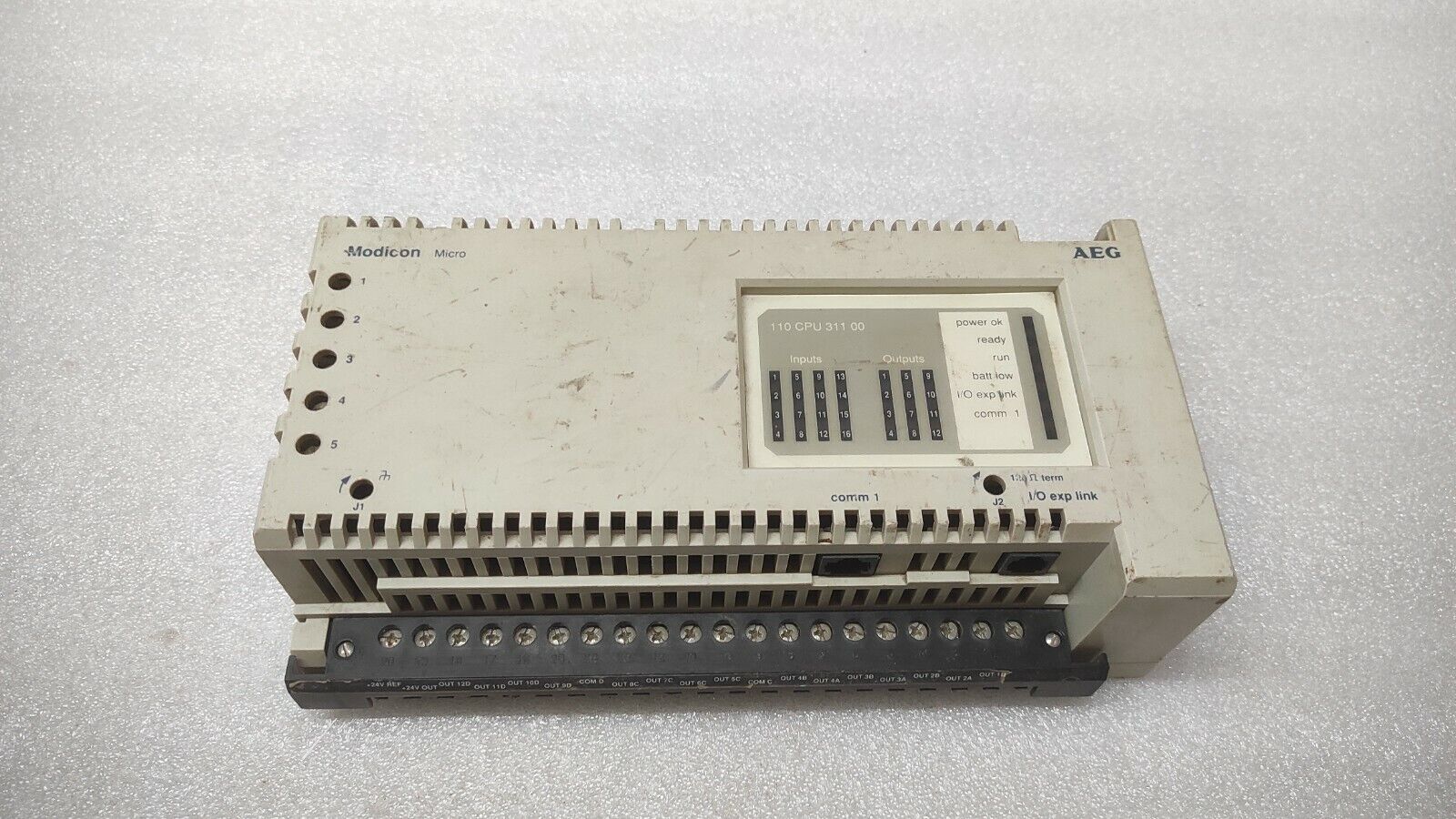 AEG 110CPU31100 PLC CPU MODULE SCHNEIDER AUTOMATION