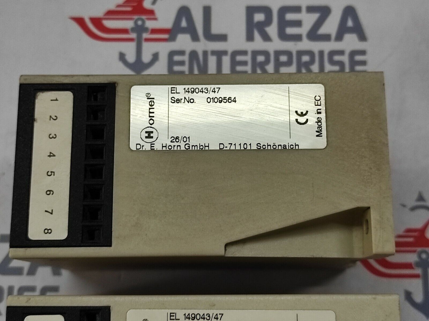 HORNEL EL 149043/47 SPEED LIMIT SWITCH 24VDC EL149043-47