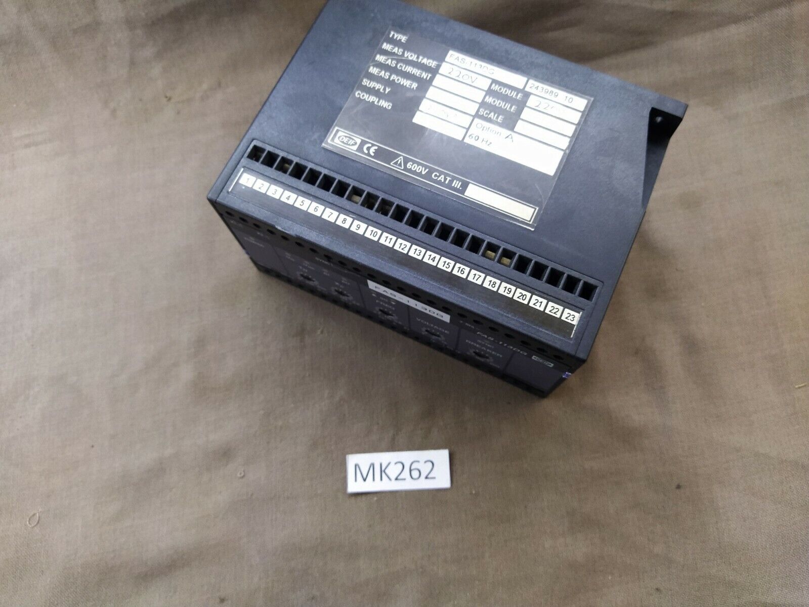 Deif FAS-113DG Synchronisation & Circuit Breaker Closing 243989.10 220V AC