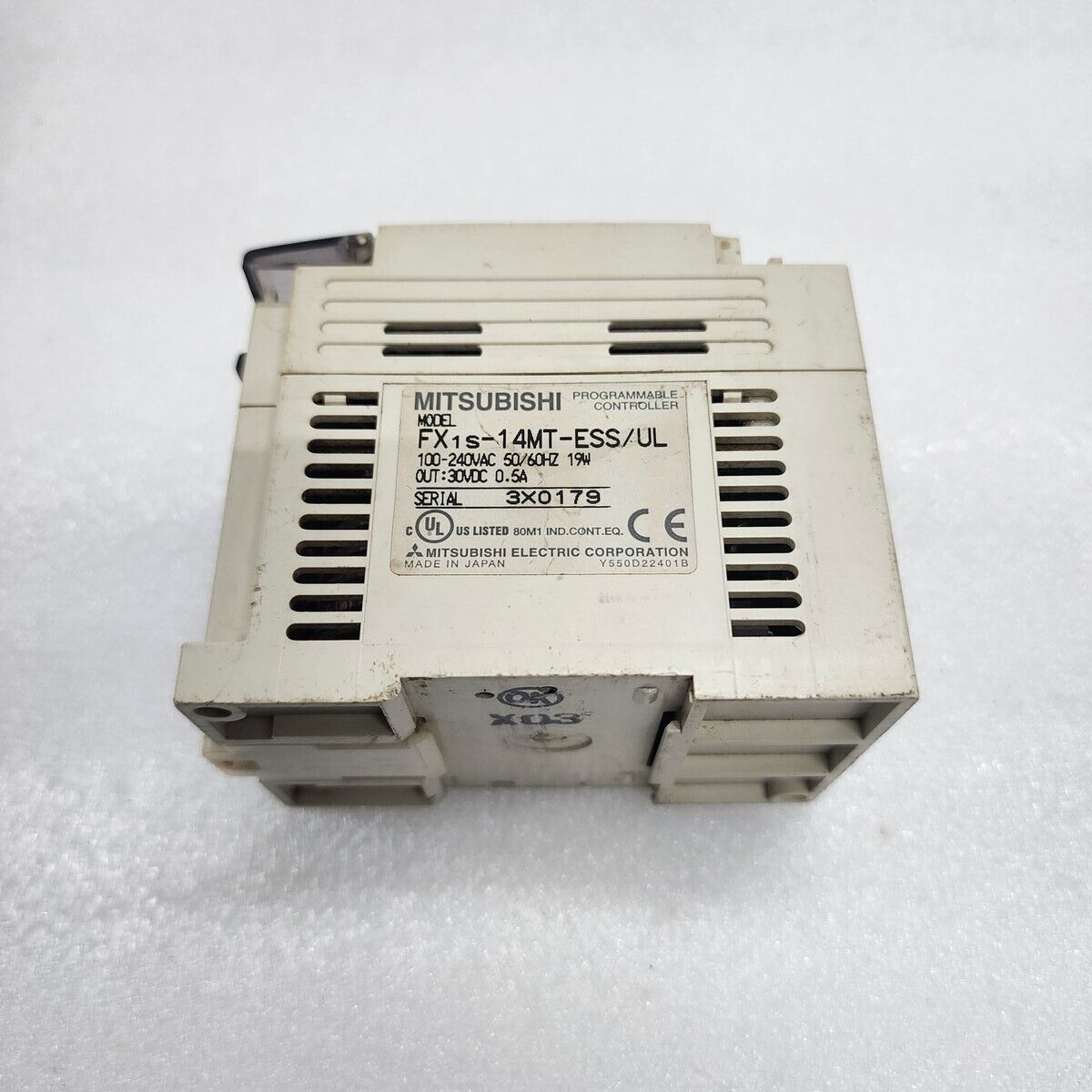 MITSUBISHI FX1S-14MT-ESS/UL PROGRAMMABLE CONTROLLER PLC 100-240V