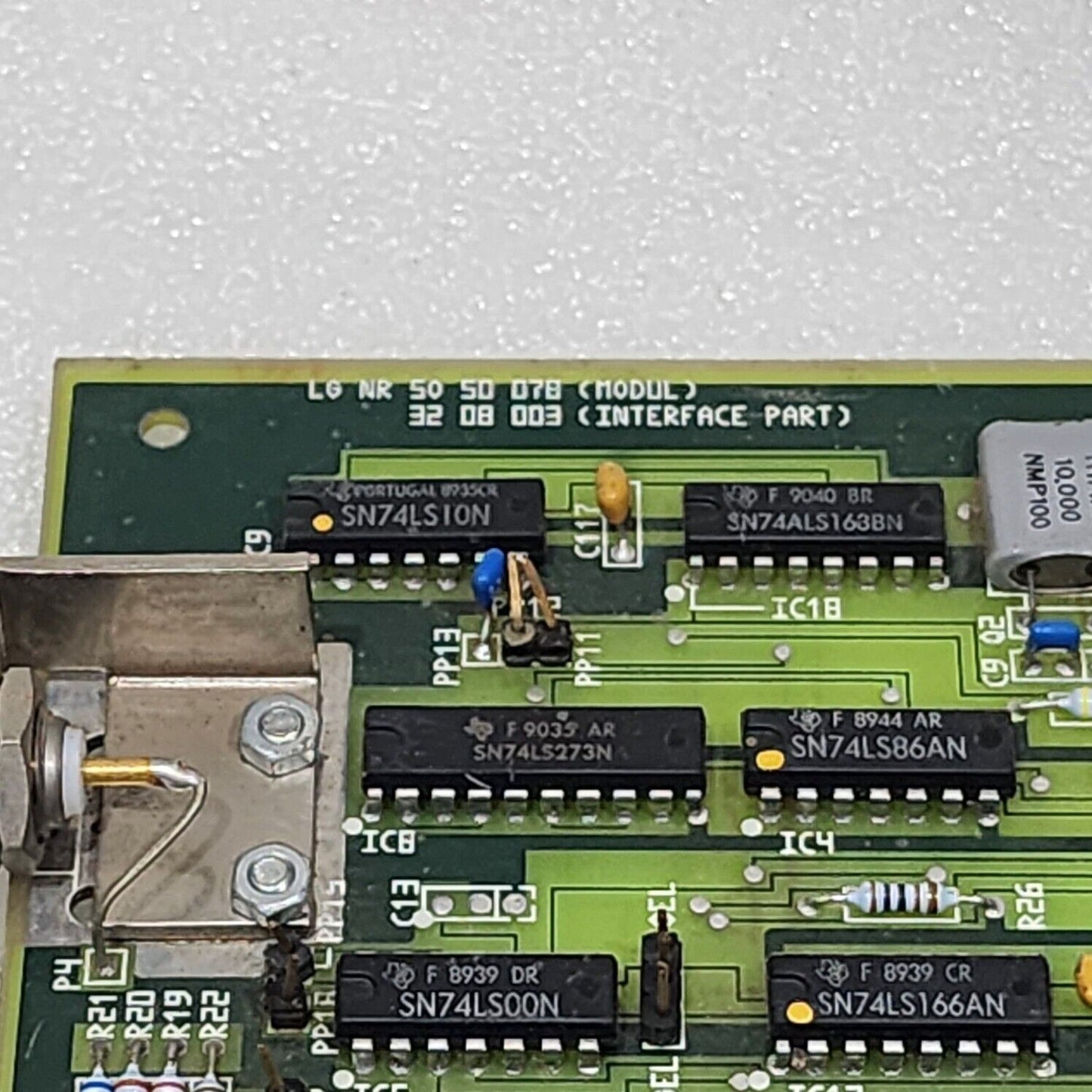 GROSSENBACHER ELEKTRONIK AG LG NR 50 50 078 MODULE VIDEO INTERPRETER INTERFACE 2