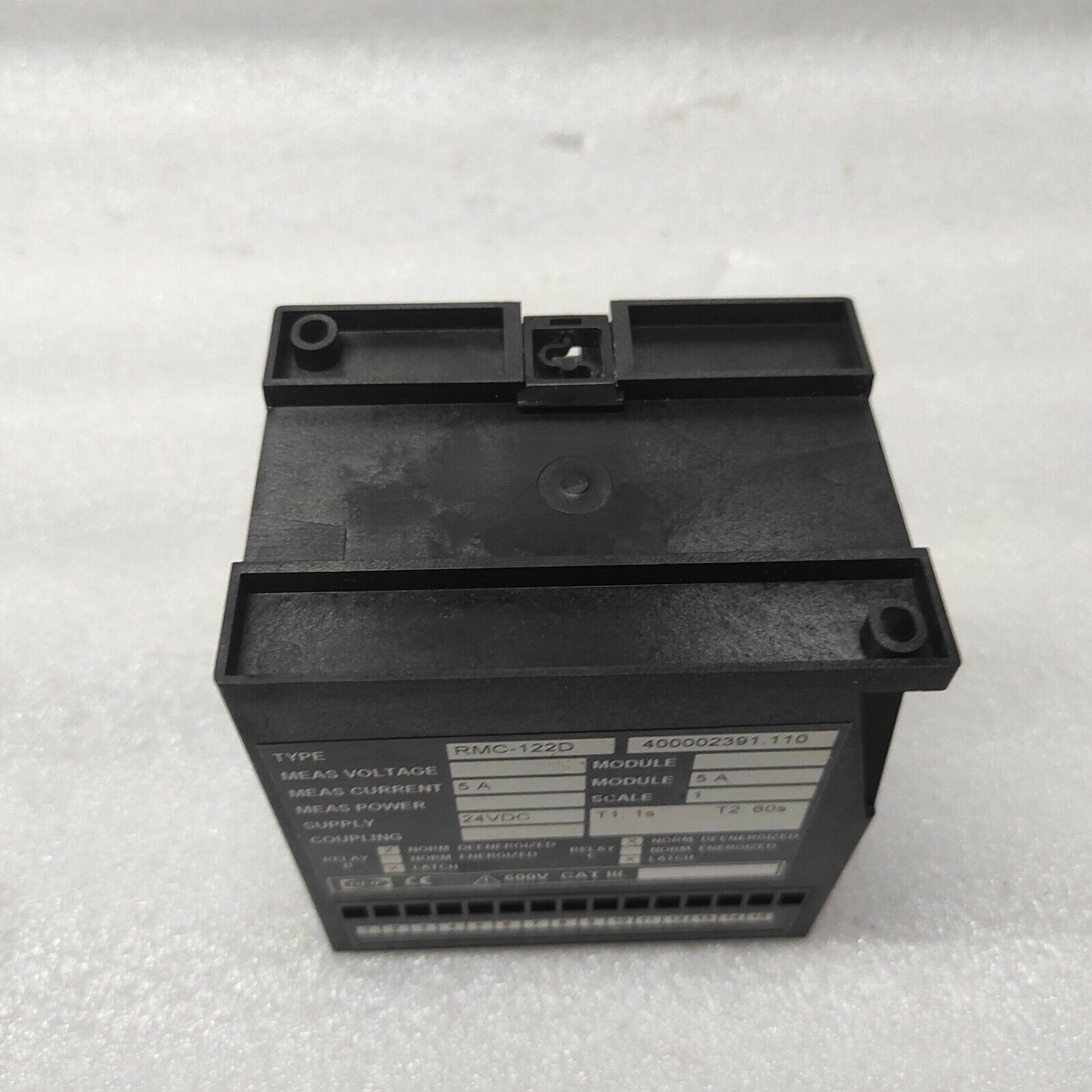 DEIF RMC-122D SHORT CIRCUIT AND OVERCURRENT PROTECTION RELAY 400002391.110 24VDC