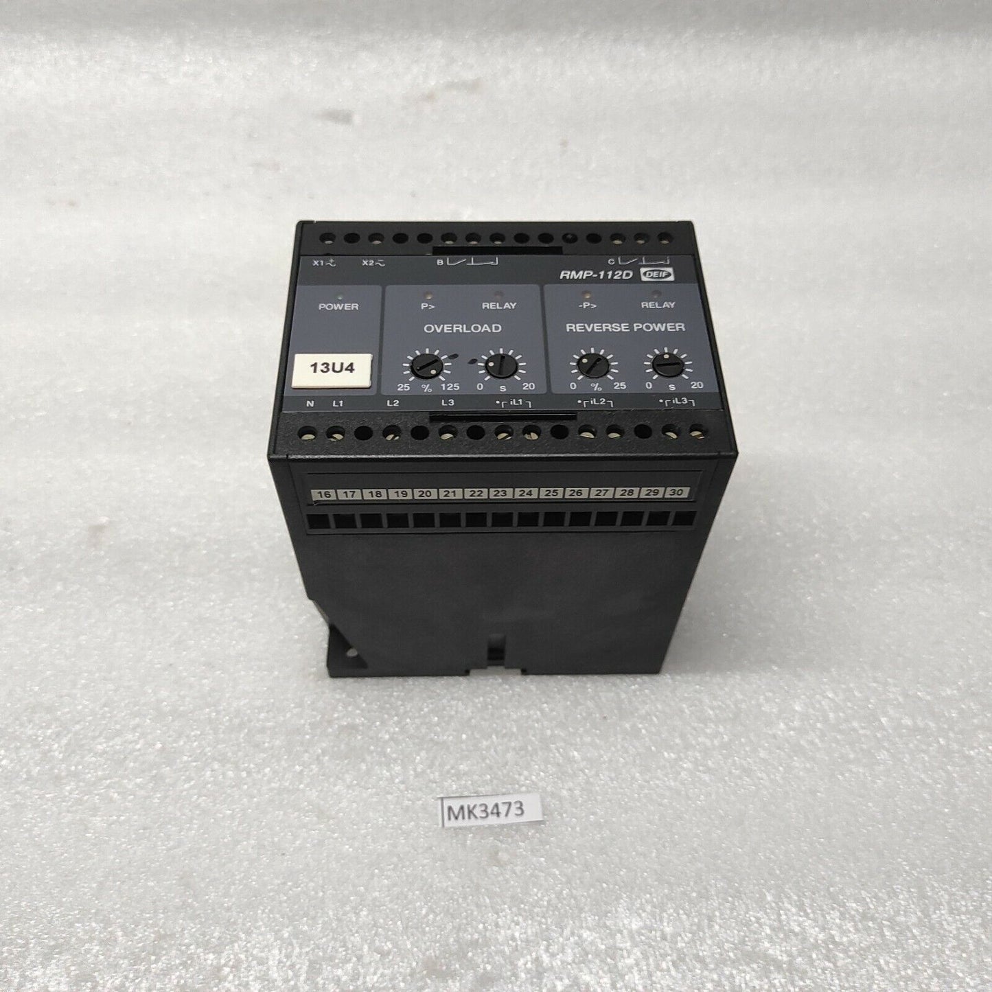 DEIF RMP-112D OVERLOAD POWER RELAY 400002391.80 440VAC