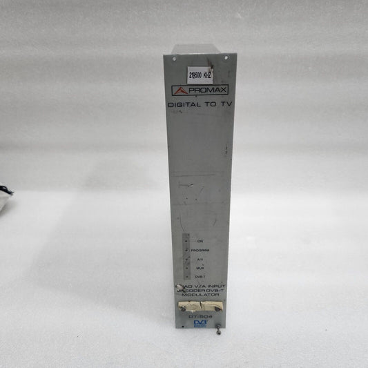 PROMAX DT-504 QUADRUPLE VIDEO AUDIO ENCODER WITH MULTIPLEXER AND COFDM OUTPUT DT