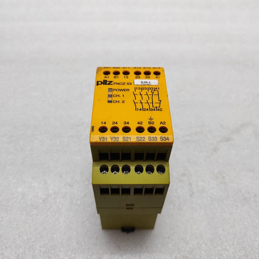 PILZ PNOZ X3 SAFETY RELAY 24VAC-DC