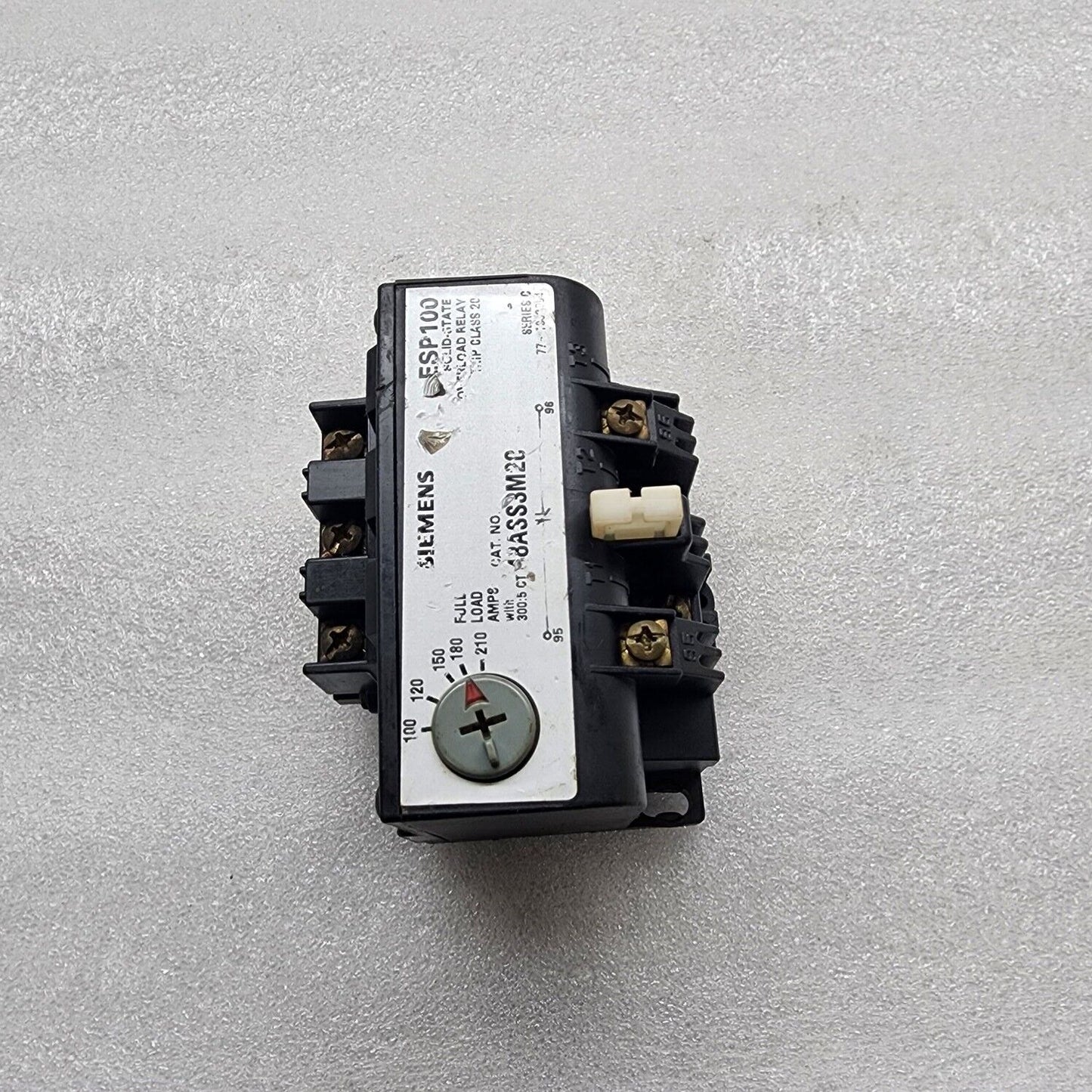 SIEMENS 48ASS3M20 SOLID STATE OVERLOAD RELAY ESP100
