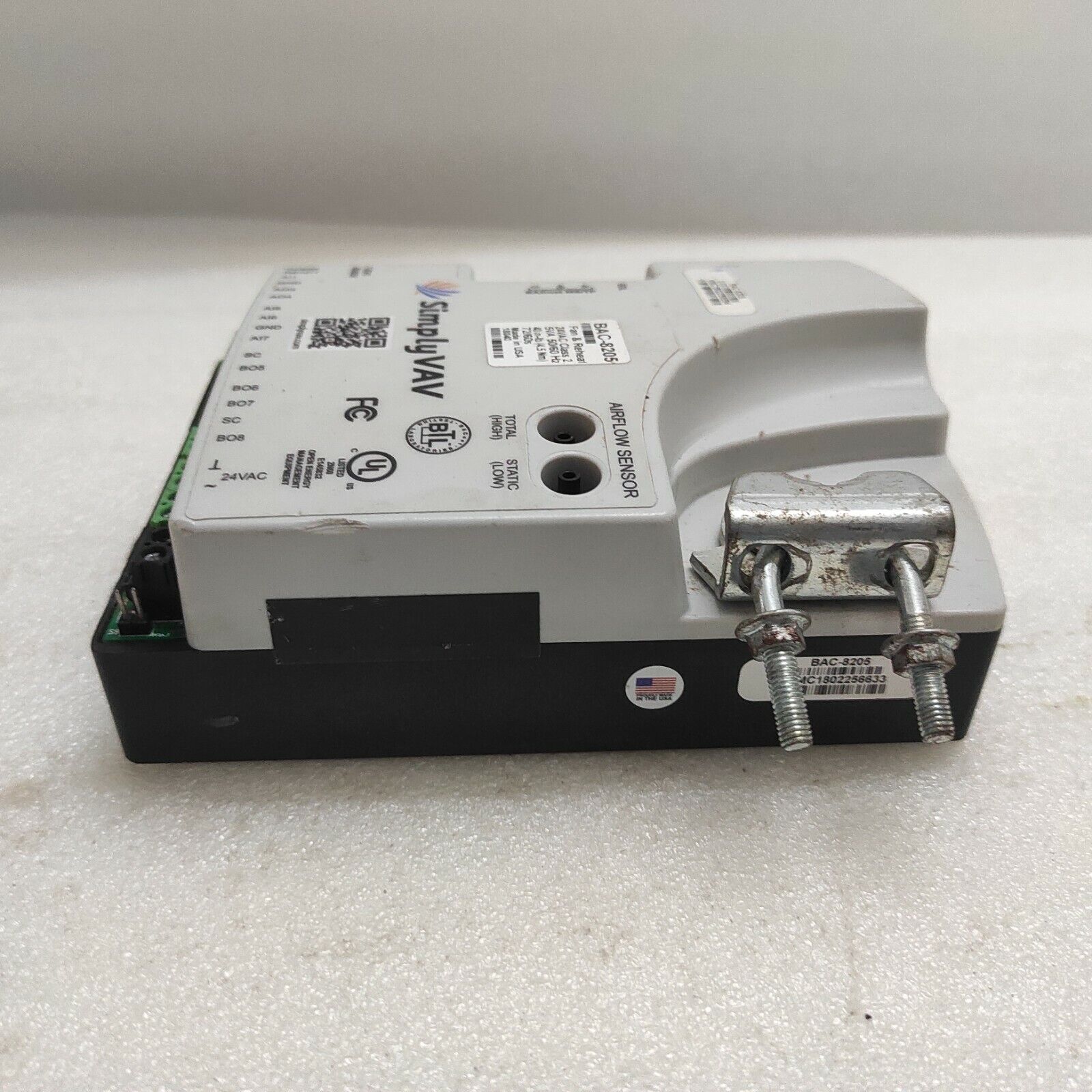 SIMPLY VAV BAC-8205 BACNET FAN AND REHEAT CONTROLLER 24VAC