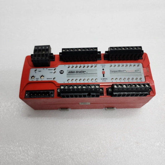 ALLEN BRADLEY CAT 1791DS-IB16 SER A GUARD I/O 16-POINT DIGITAL COMB MODULE