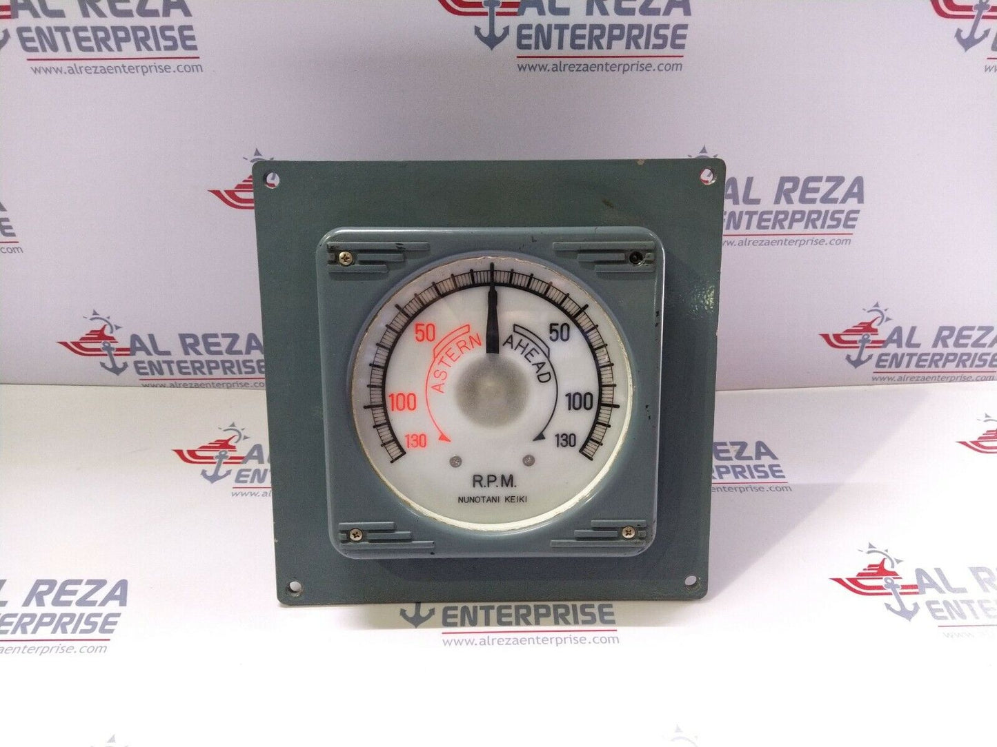 Nunotani Keiki JIS F 8521-FE 130K Electric Propeller Shaft Revolution Indicator 