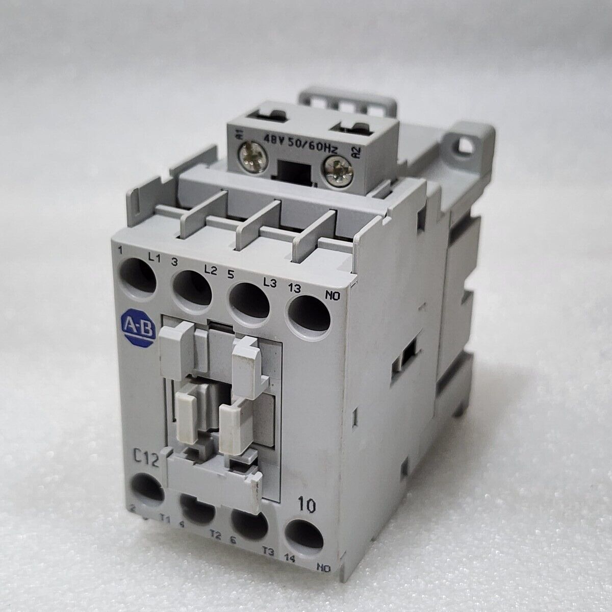 ALLEN BRADLEY CAT 100-C12-10 SER A MAGNETIC CONTACTOR COIL VOLTAGE 48V