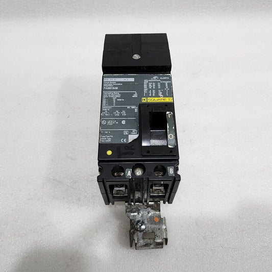 SQUARE D FA26015AB 2-POLE HACR CIRCUIT BREAKER 15A ORIGINAL PART