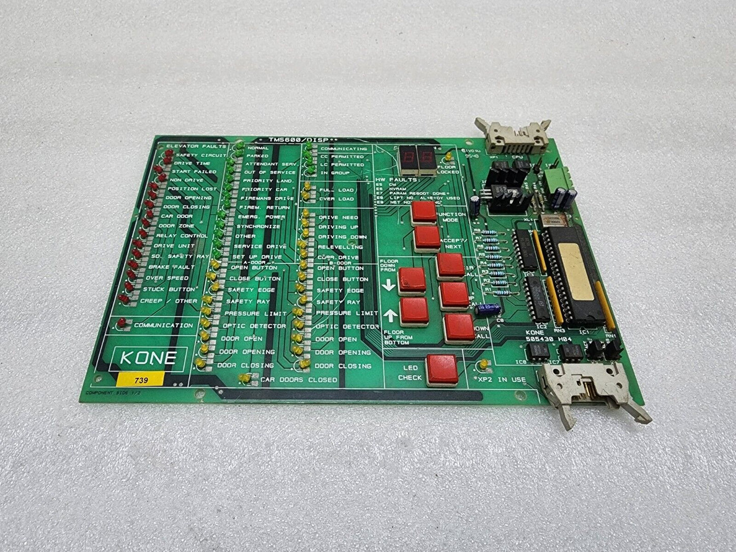 KONE TMS600/DISP ELEVATOR PCB 505430H04