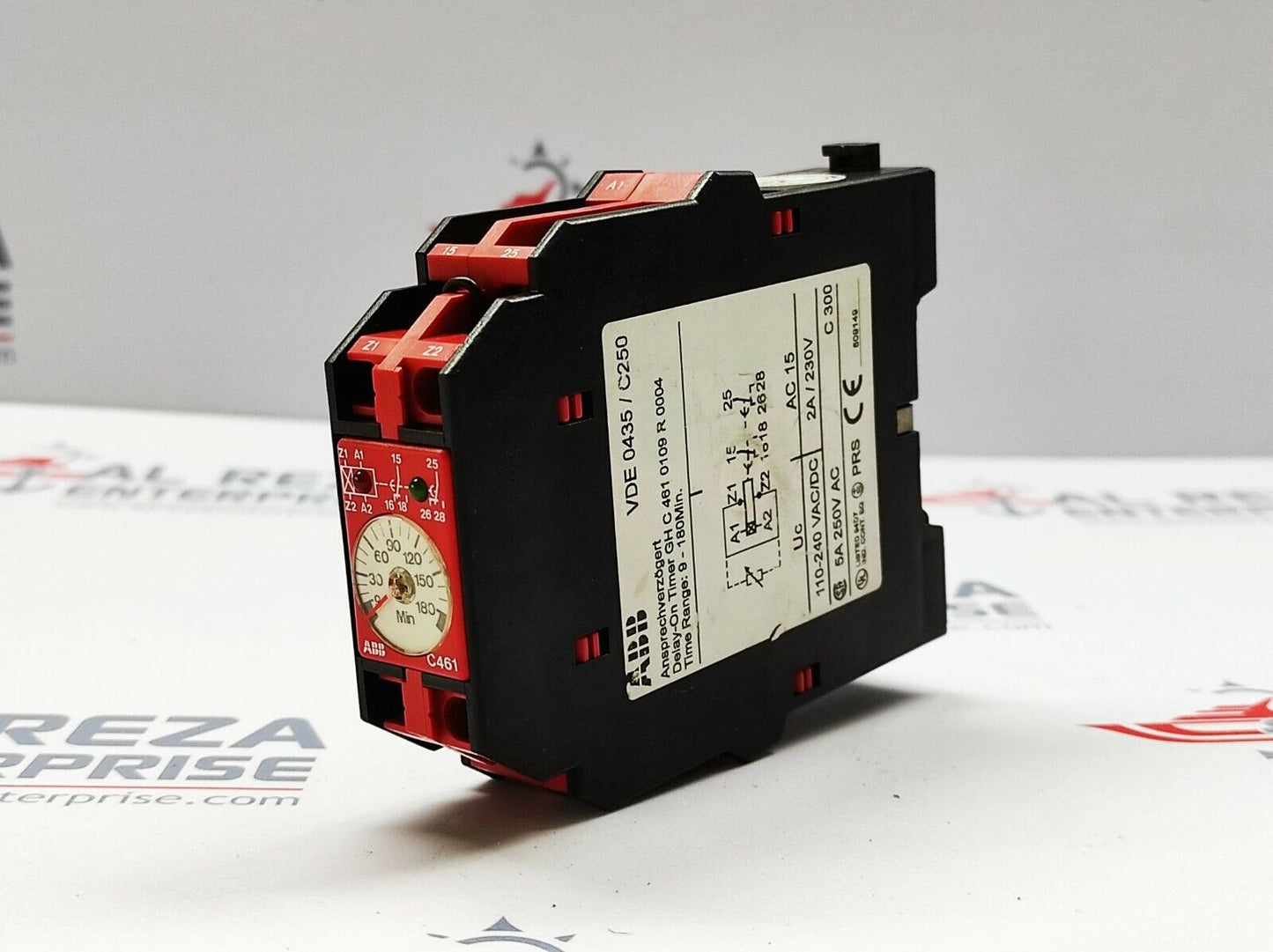 ABB VDC 0435/C250 DELAY ON TIMER GHC4610109R0004 110-240VAC/DC 9-180MIN