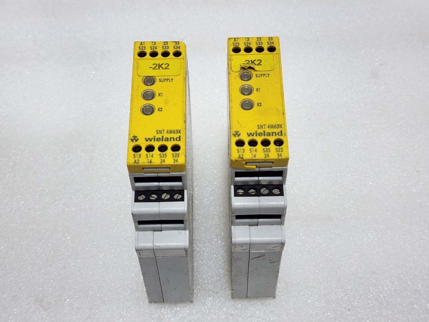 WIELAND 4M63K SAFETY MONITORING RELAY R1.188.1020.0 24V AC-DC