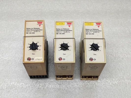 CARLO GAVAZZI SB 125 230 DELAY ON RELEASE AFTER DEENERGISATION 230V SB125230