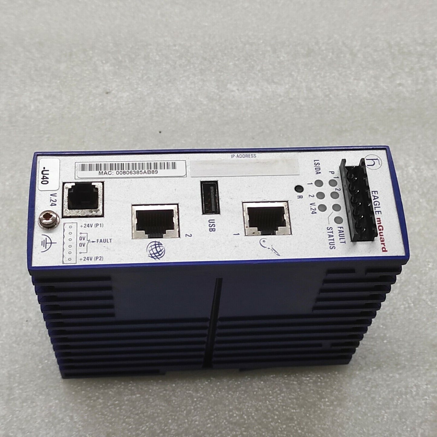 HIRSCHMANN EAGLE MGUARD TX-TX INDUSTRIAL SECURITY ROUTER 9.6-60VDC/18-30VAC