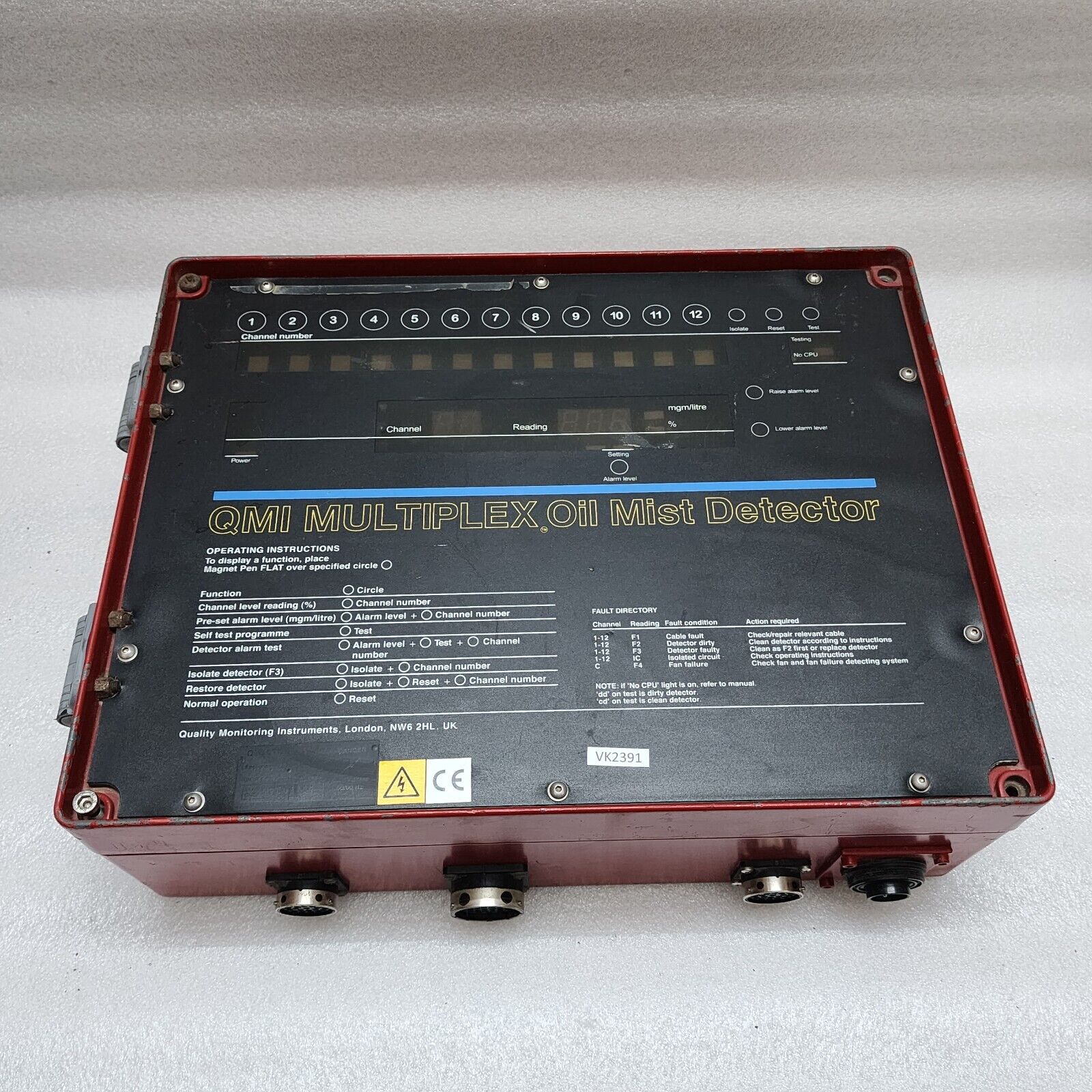 QMI MULTIPLEX OIL MIST DETECTOR