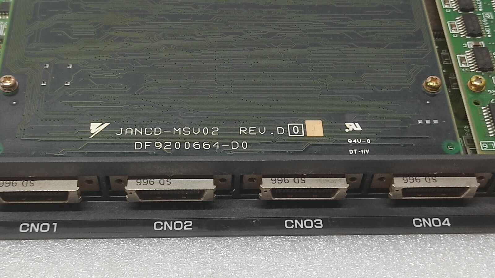 YASKAWA ELECTRIC JANCD-MSV01B CONTROLLER BOARD DF9201893-A0