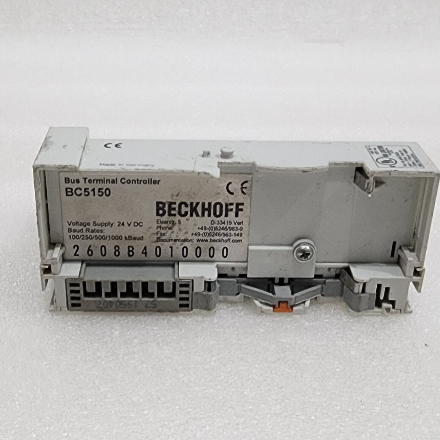 BECKHOFF BC5150 BUS TERMINAL CONTROLLER 24VDC