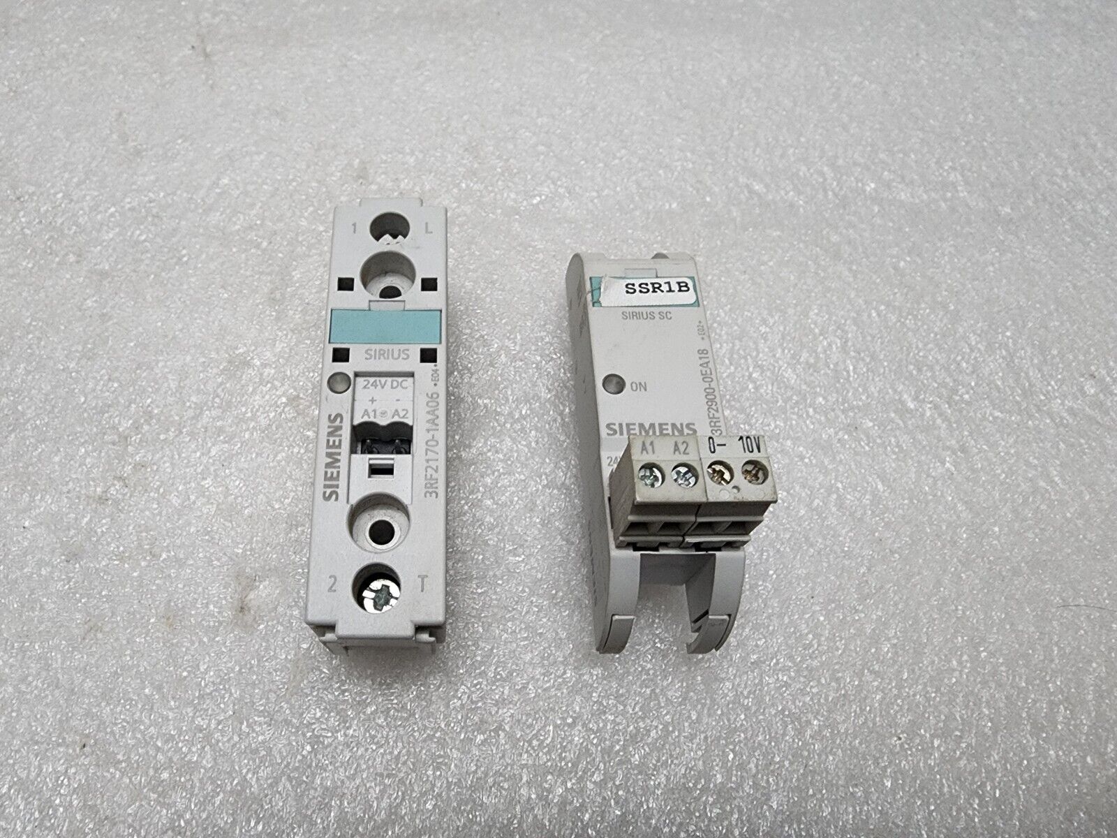 SIEMENS 3RF2170-1AA06 SIRIUS SC 3RF2900-0EA18 SOLID STATE RELAY