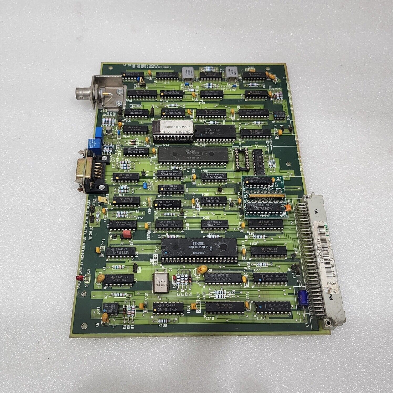 GROSSENBACHER ELEKTRONIK AG LG NR 50 50 078 MODULE VIDEO INTERPRETER INTERFACE 2