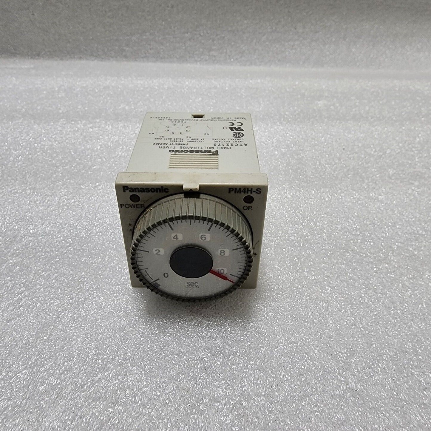 PANASONIC ATC22173 ELECTRONIC TIMER PM4HS-H-AC240V 100-240VAC