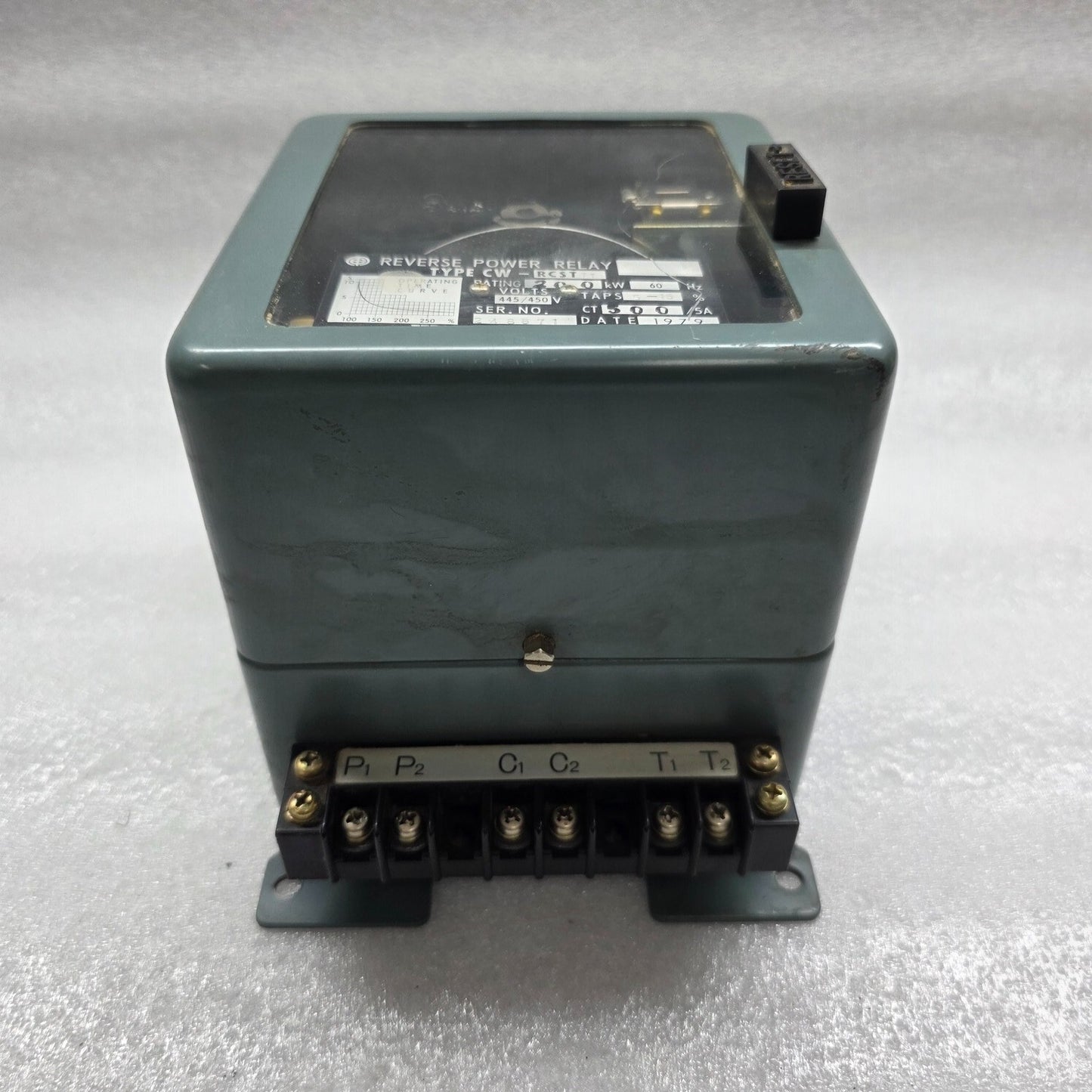 TERASAKI ELECTRIC CW-RCST11 REVERSE POWER RELAY 445/450V 200KW