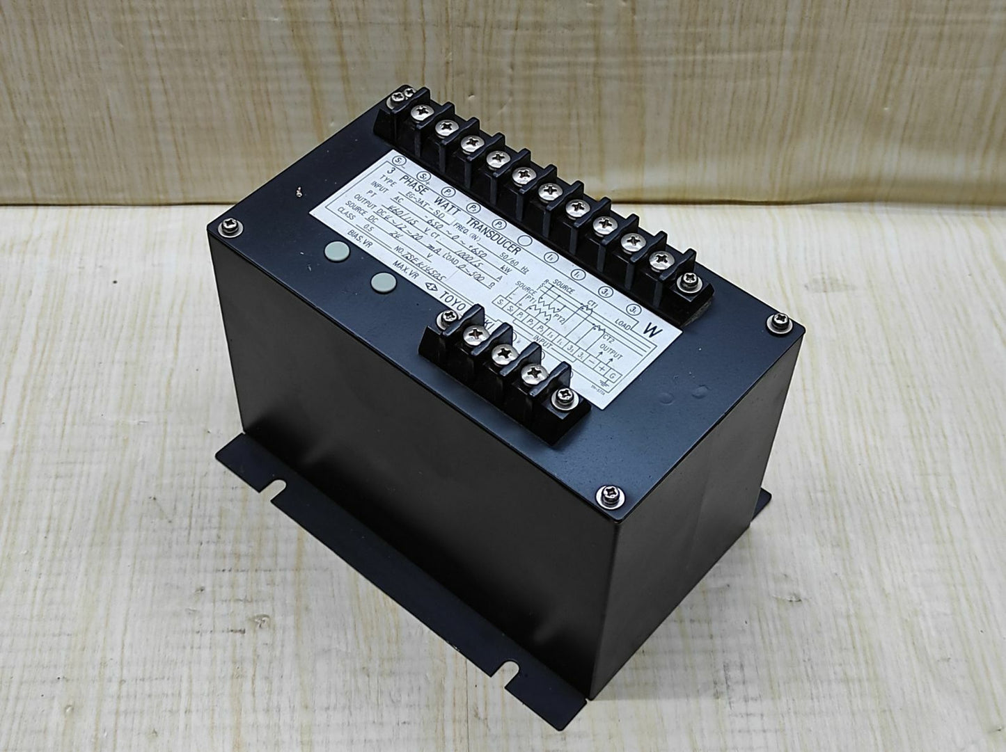 Toyo Keiki EG-3AT-SD 3-Phase Watt Transducer EG3ATSD 650 KW