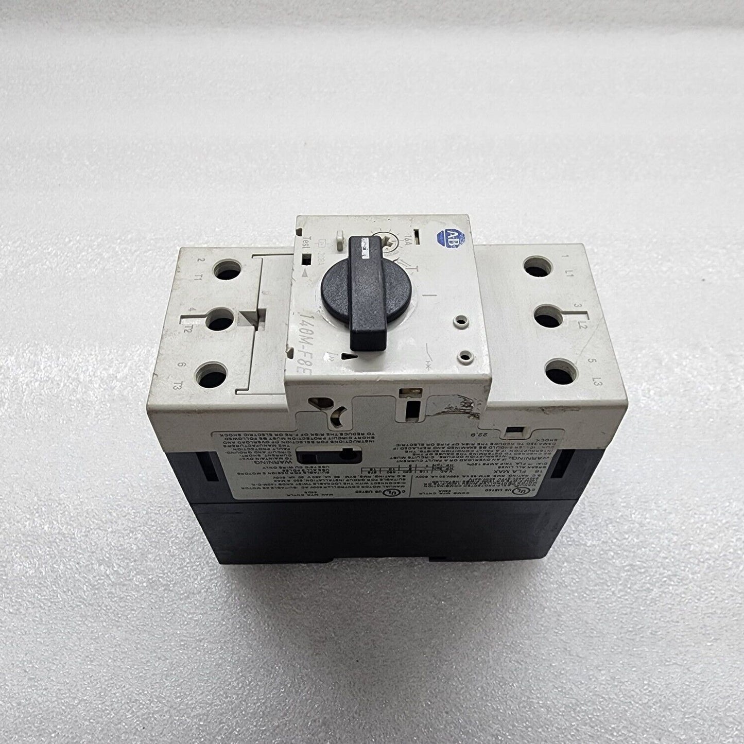 ALLEN BRADLEY CAT 140M-F8E-C16 MOTOR PROTECTION CIRCUIT BREAKER 10-16A