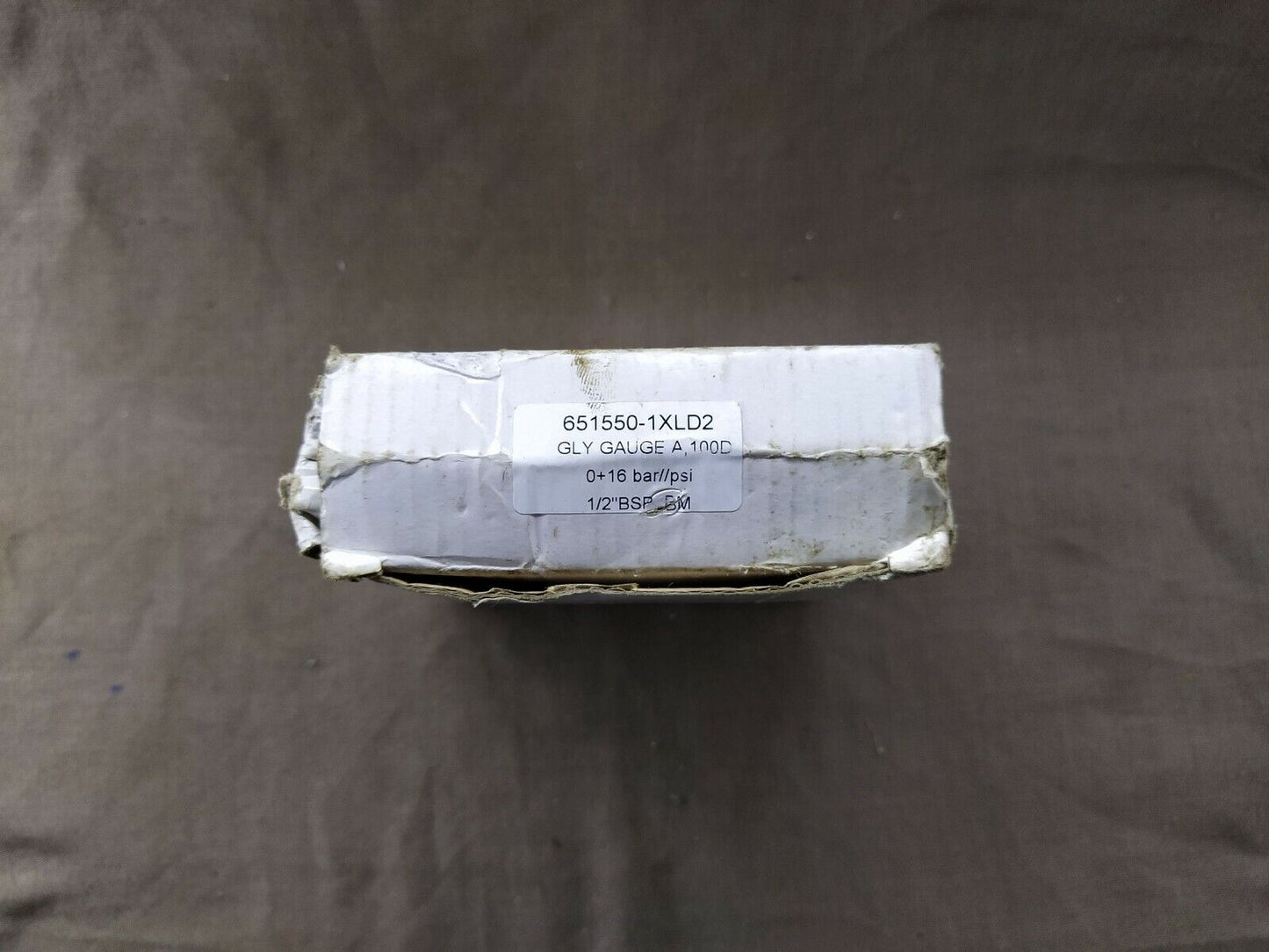 Tess 100D Pressure Gauge 651550-1XLD2 CE EN 837.1 16 BAR 240 PSI 1/2" BSP BM