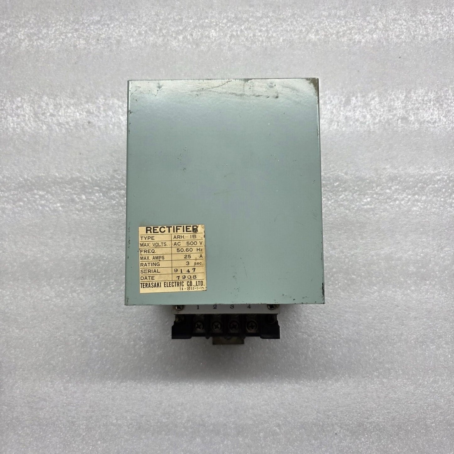 TERASAKI ELECTRIC ARH-IB RECTIFIER 500VAC 25A