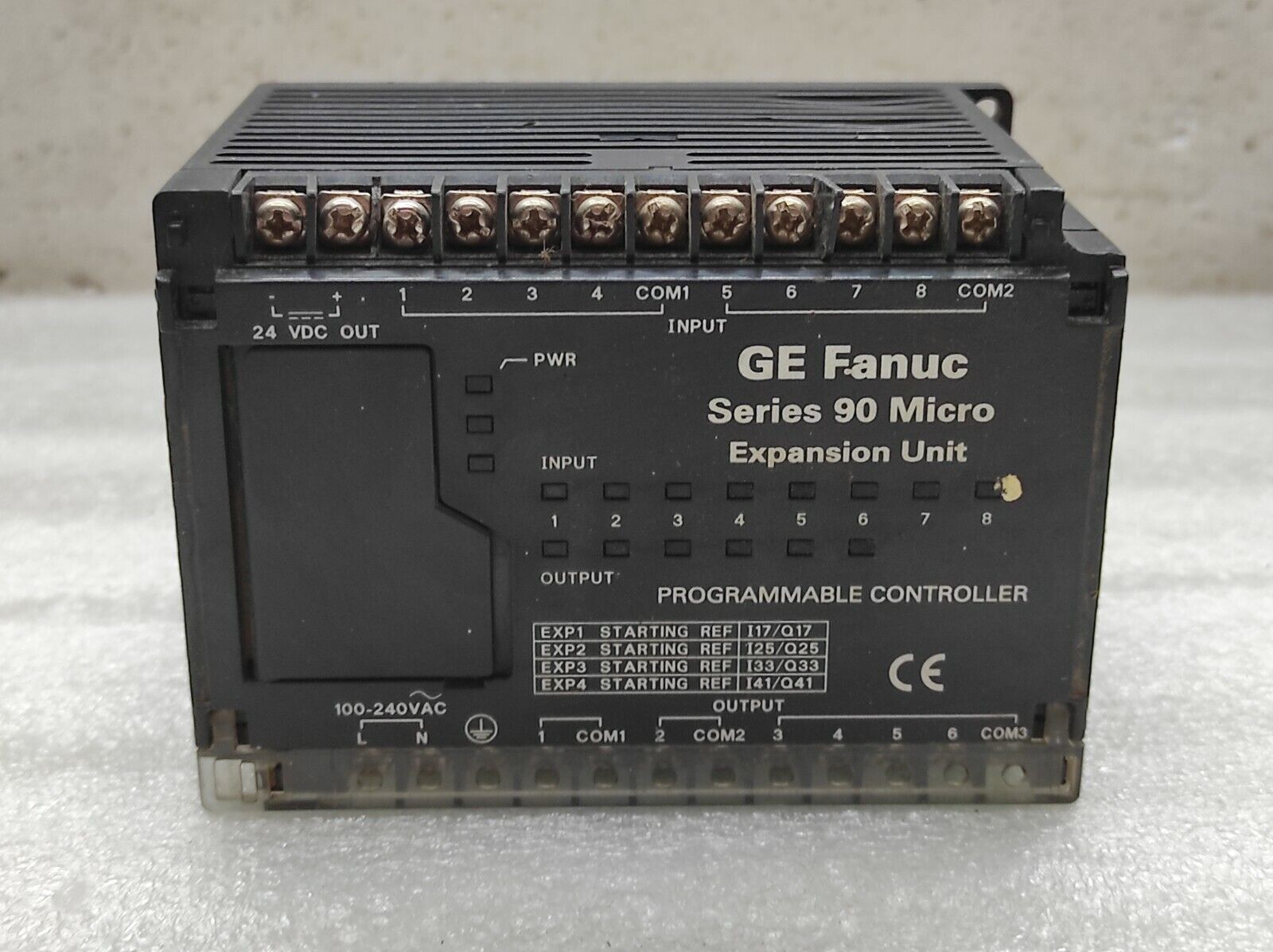 GE FANUC IC693UEX011RP1 PROGRAMMABLE CONTROLLER 100-240VAC
