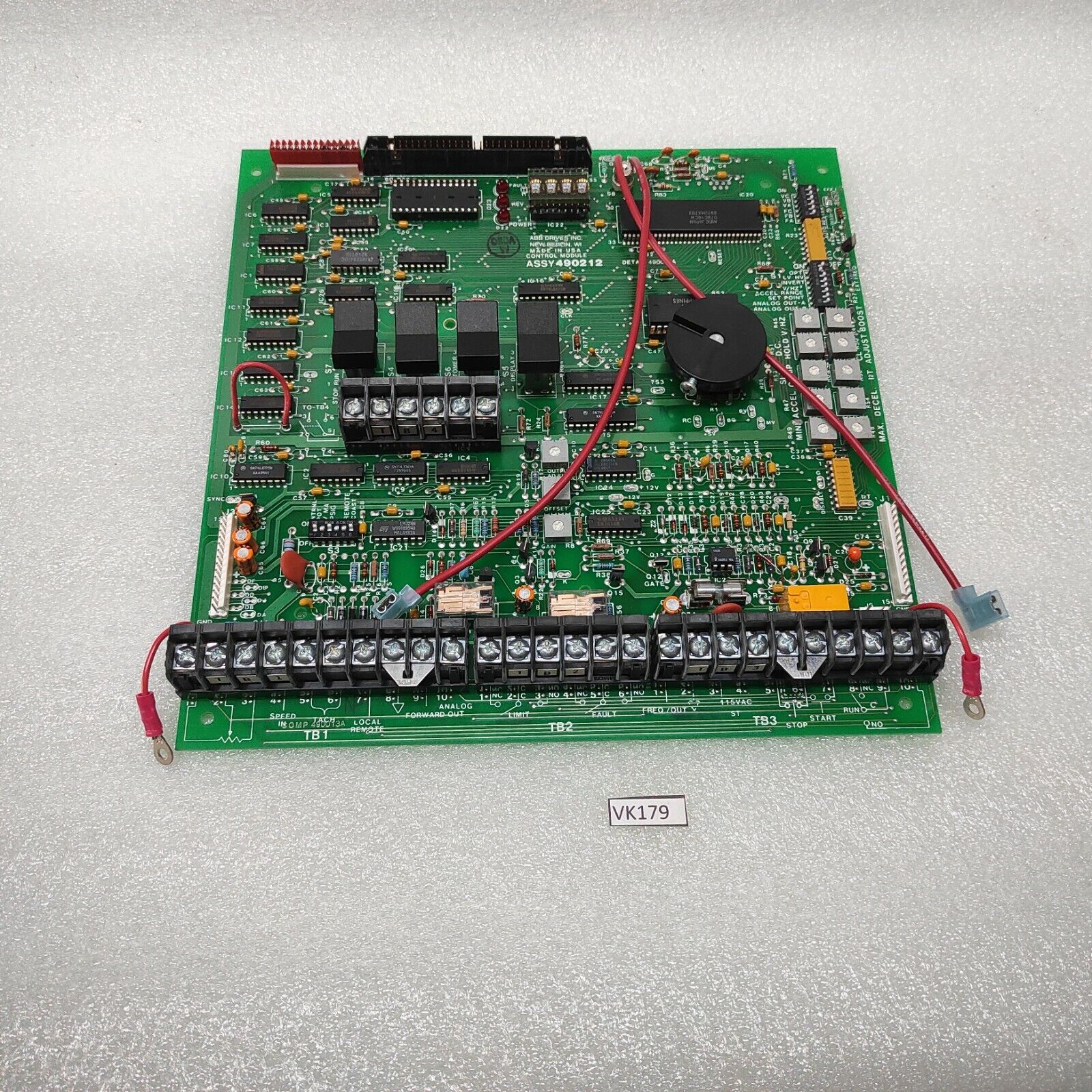 ABB 490212 DRIVE CONTROL MODULE 