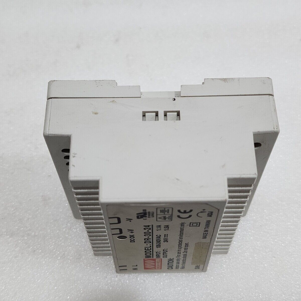 MEAN WELL DR-30-24 POWER SUPPLY MODULE 24VDC 1.5A