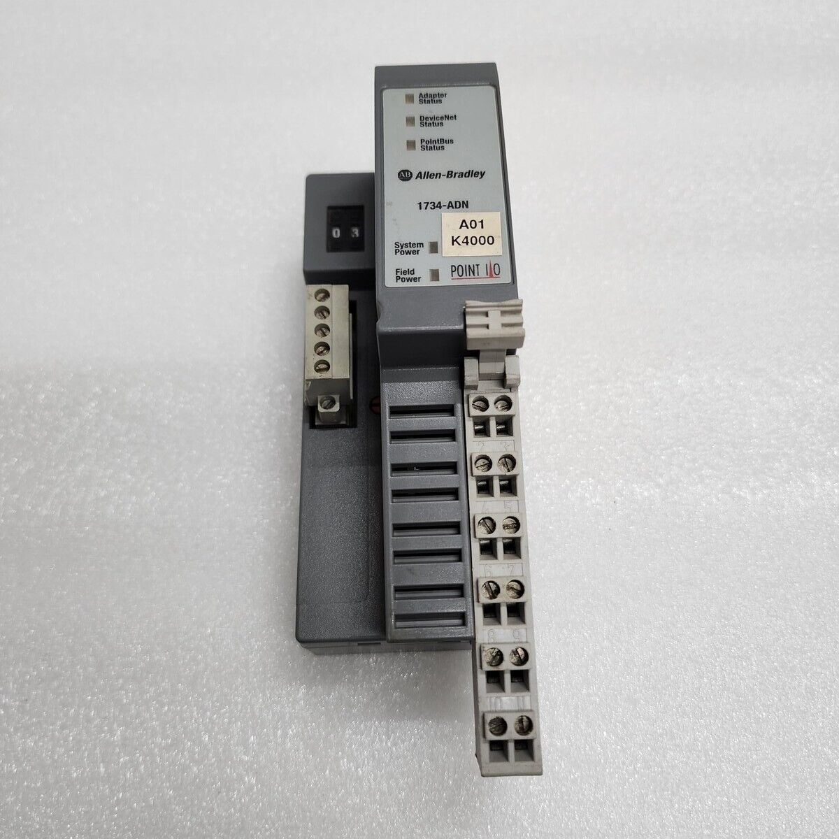 ALLEN BRADLEY CAT 1734-ADN POINT I/O NETWORK ADAPTER SER B 96389476