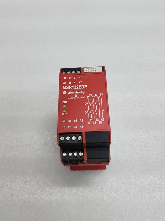 ALLEN BRADLEY MSR132EDP GUARD MASTER 440R-E23162 SAFETY RELAY