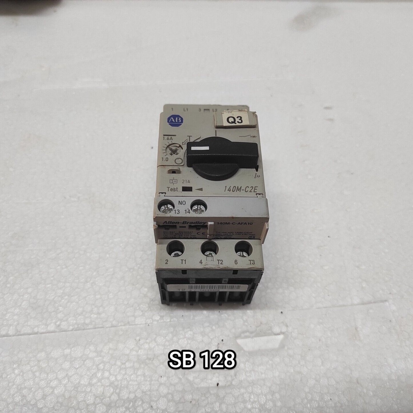 ALLEN BRADLEY 140M-C2E-B16 CIRCUIT BREAKER MOTOR PROTECTION