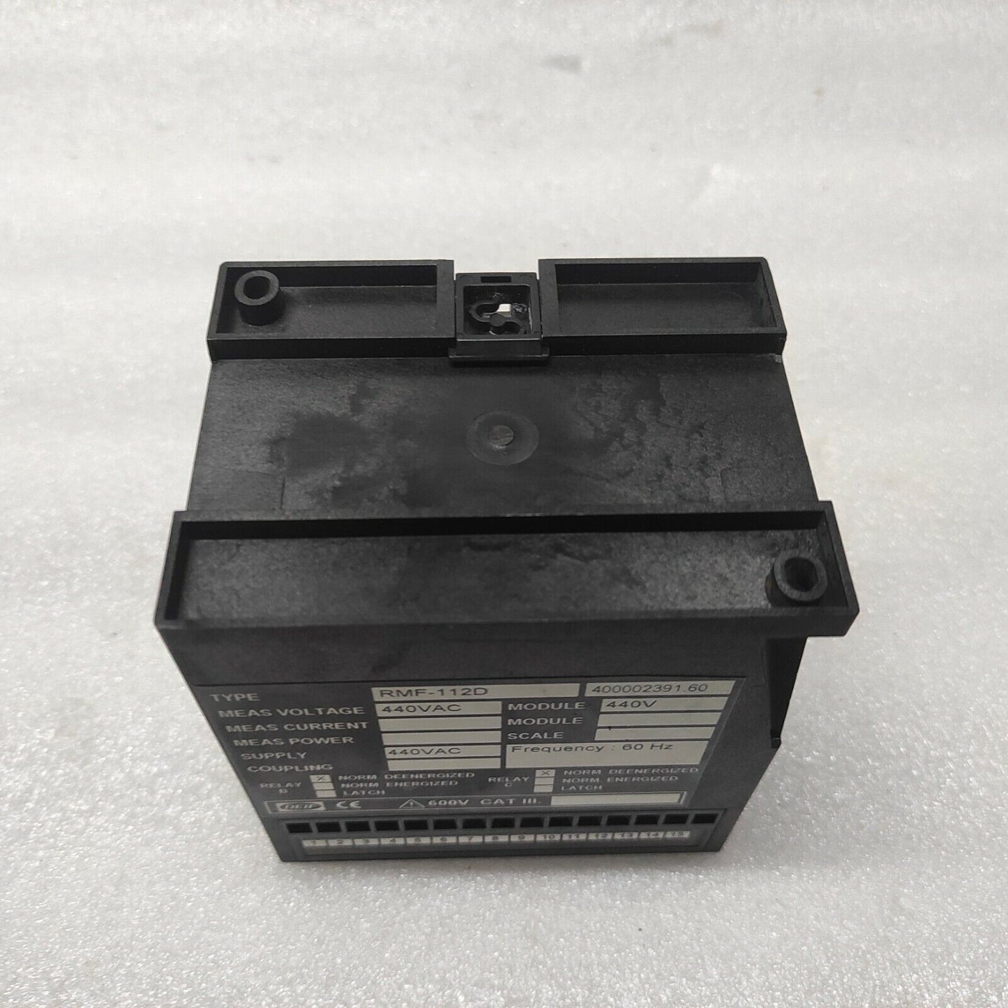 DEIF RMF-112D FREQUENCY RELAY 440VAC 400002391.60