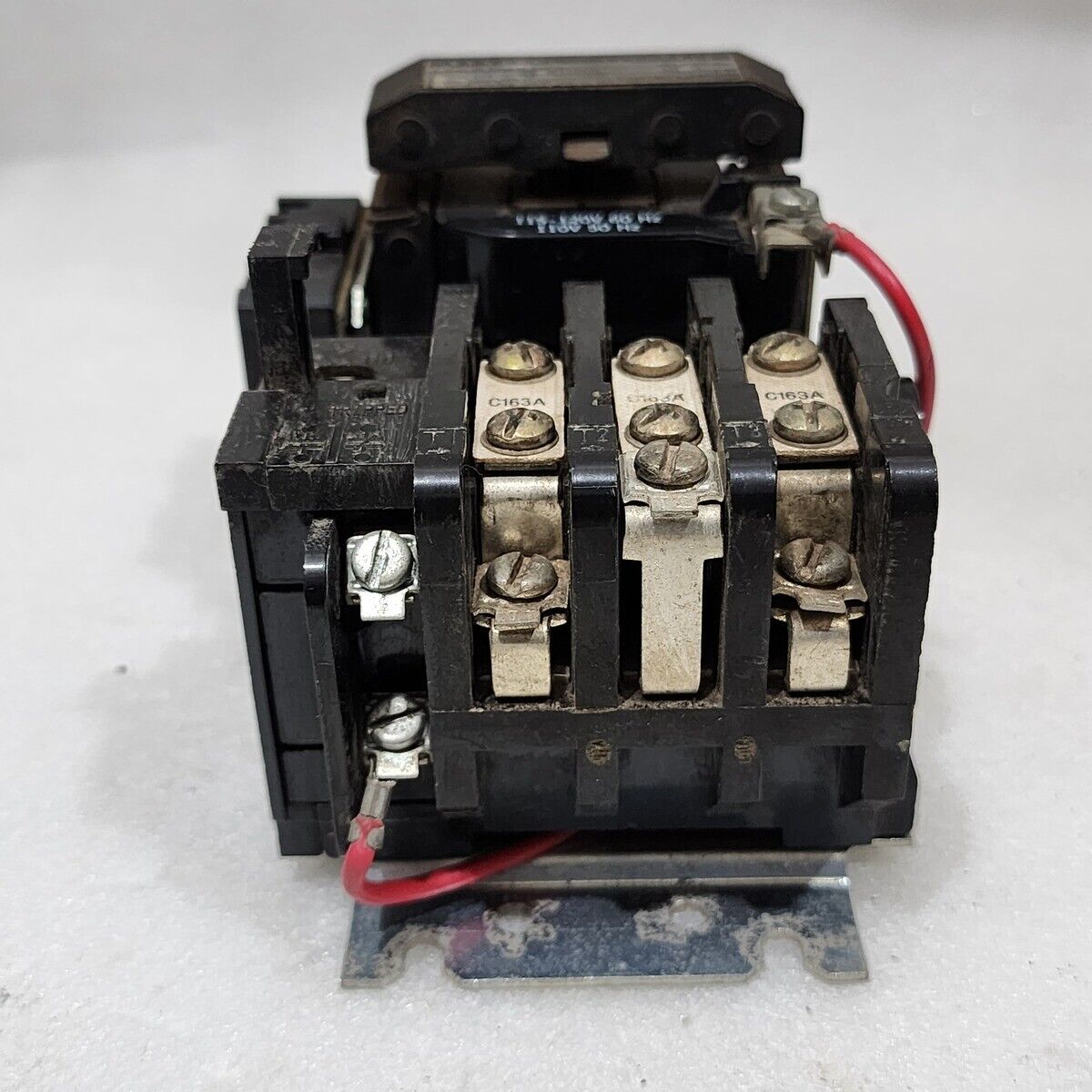 GENERAL ELECTRIC CR306A0 3-POLE MAGNETIC MOTOR STARTER CR305X100RC COIL 110-120V