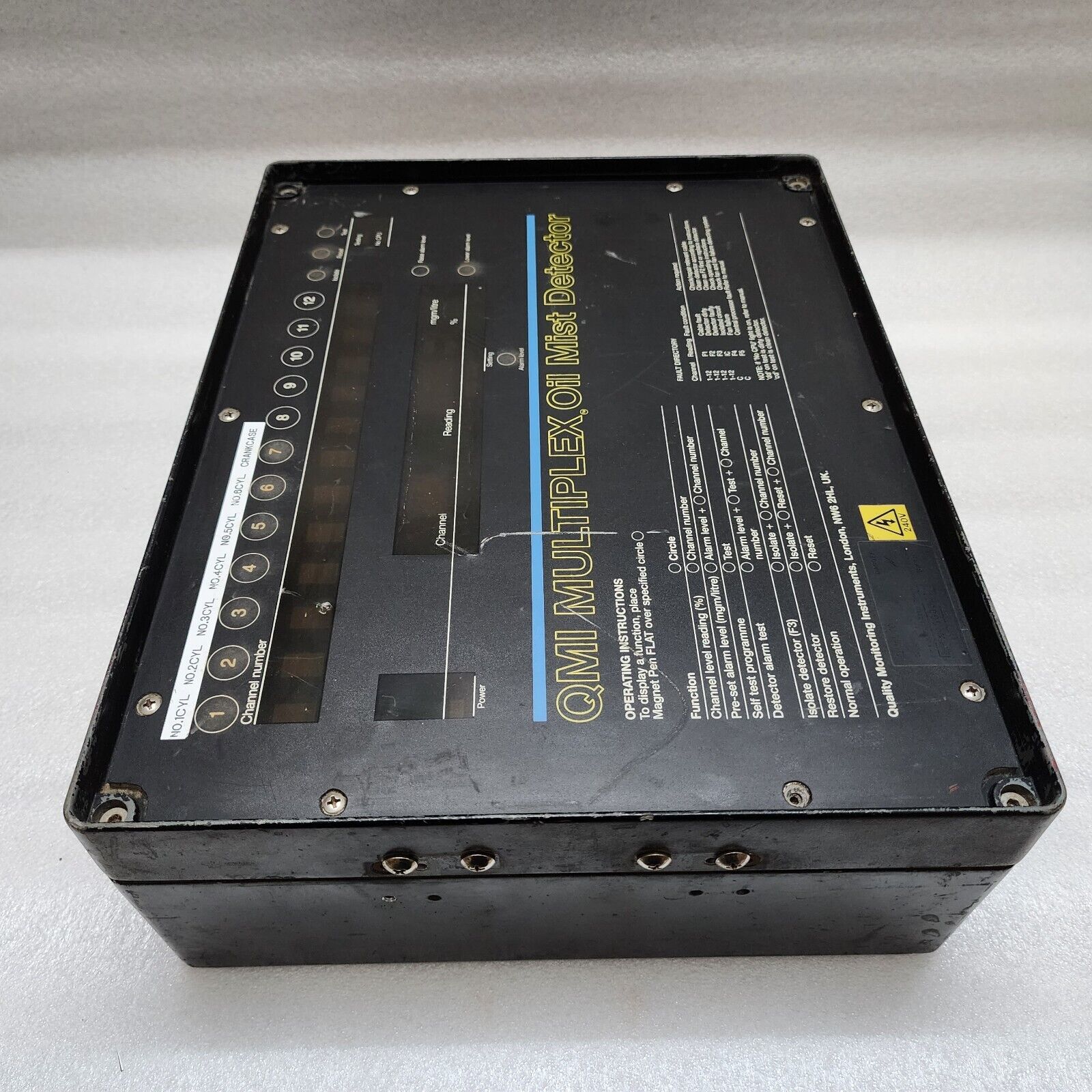 QMI MULTIPLEX OIL MIST DETECTOR QUALITY MONITORING INSTRUMENT