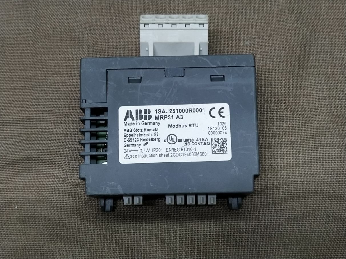 ABB MRP31 A3 Modbus RTU Interface 1SAJ251000R0001 MRP31-A3