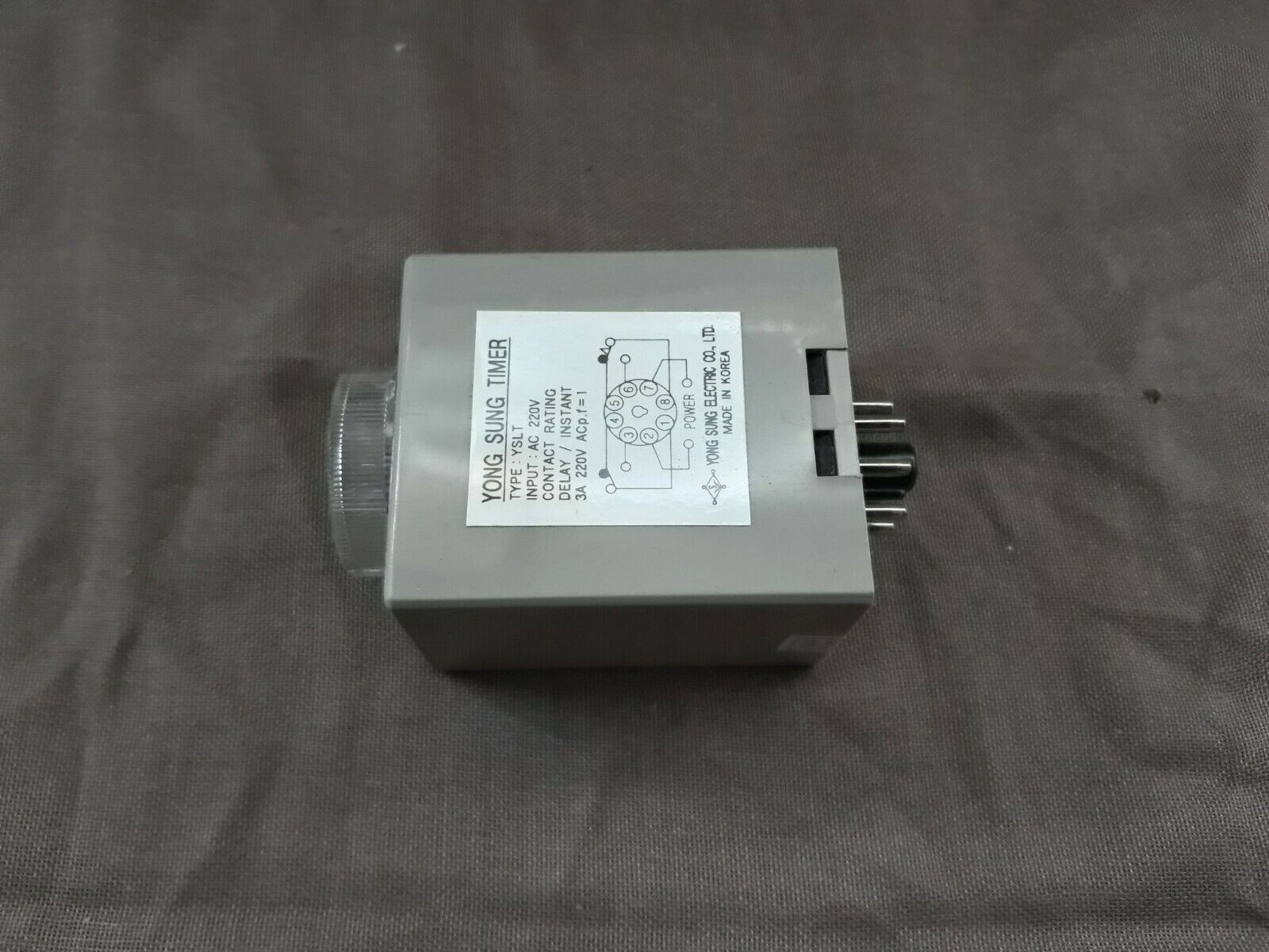 Yong Sung YSLT Timer 0-6 MIN 220 VAC