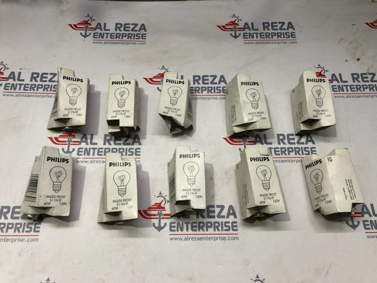 PHILIPS S11N-IF INCANDESCENT BULBS 40W 120V LOT OF 10 UNIT