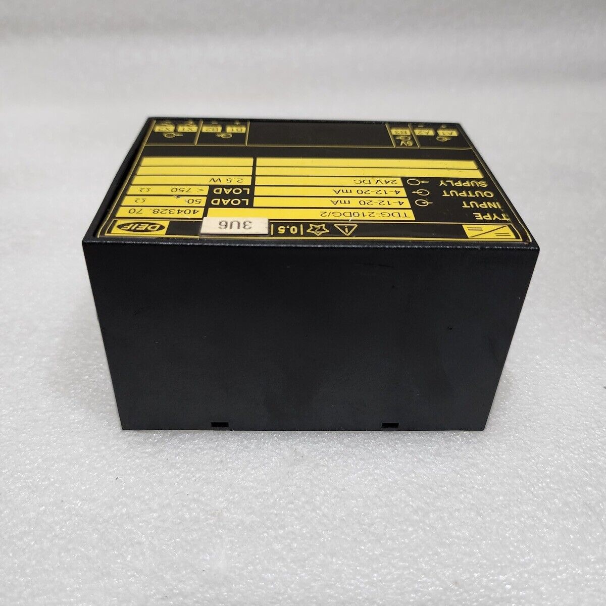 DEIF TDG-210DG/2 DC/DC INSULATION AMPLIFIER 404328.70 24VDC