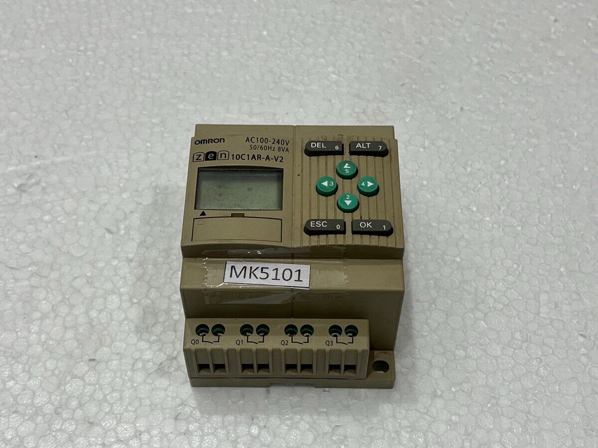 OMRON ZEN-10C1AR-A-V2 PROGRAMMABLE RELAY CPU UNIT 100-240V