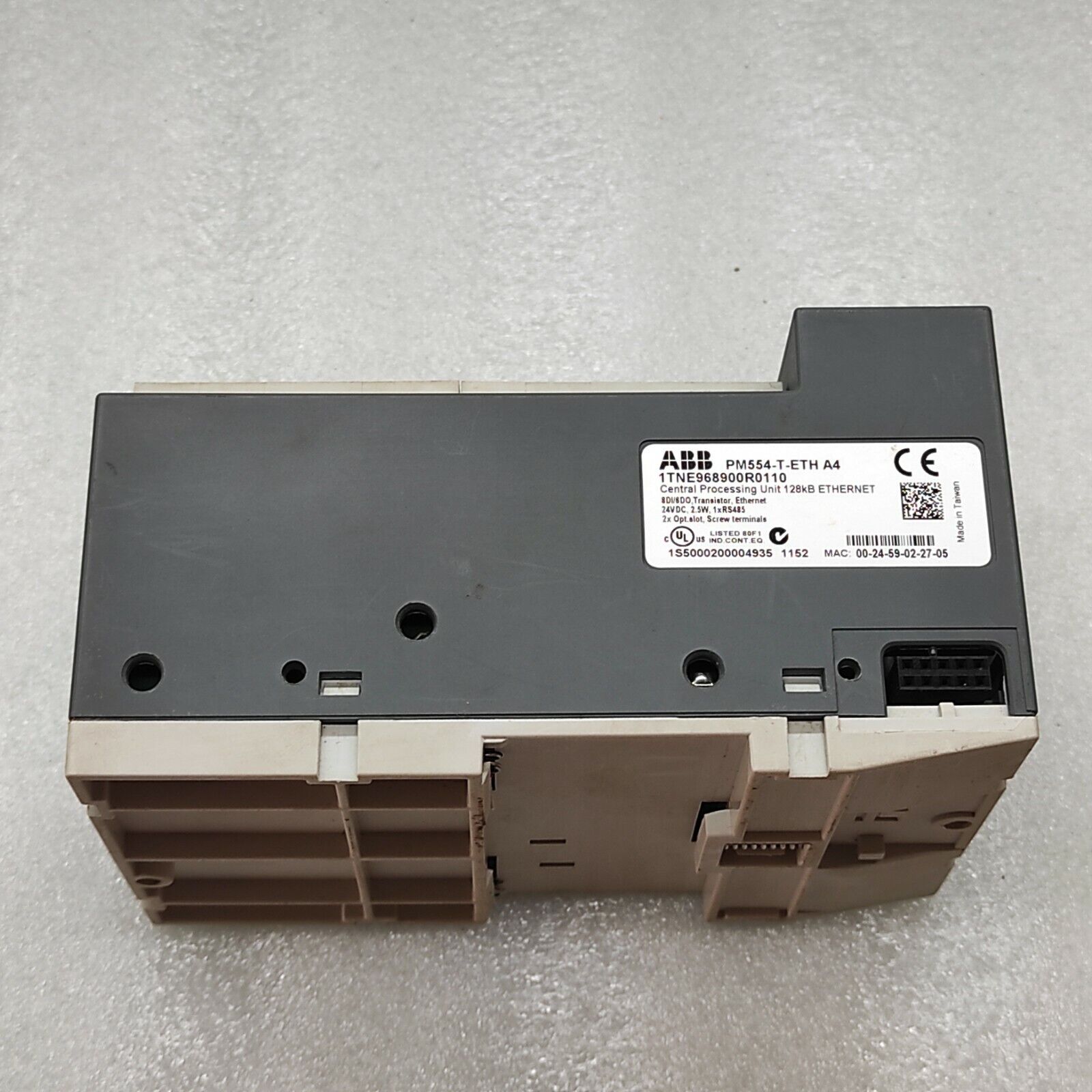 ABB PM554-T-ETH A4 CENTRAL PROCESSING UNIT 1TNE968900R0110