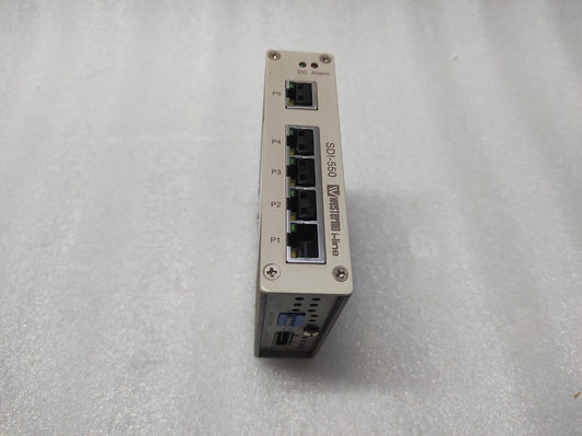 WESTERMO I-LINE SDI-550 5-PORT ETHERNET SWITCH 3625-0050 24VDC-AC