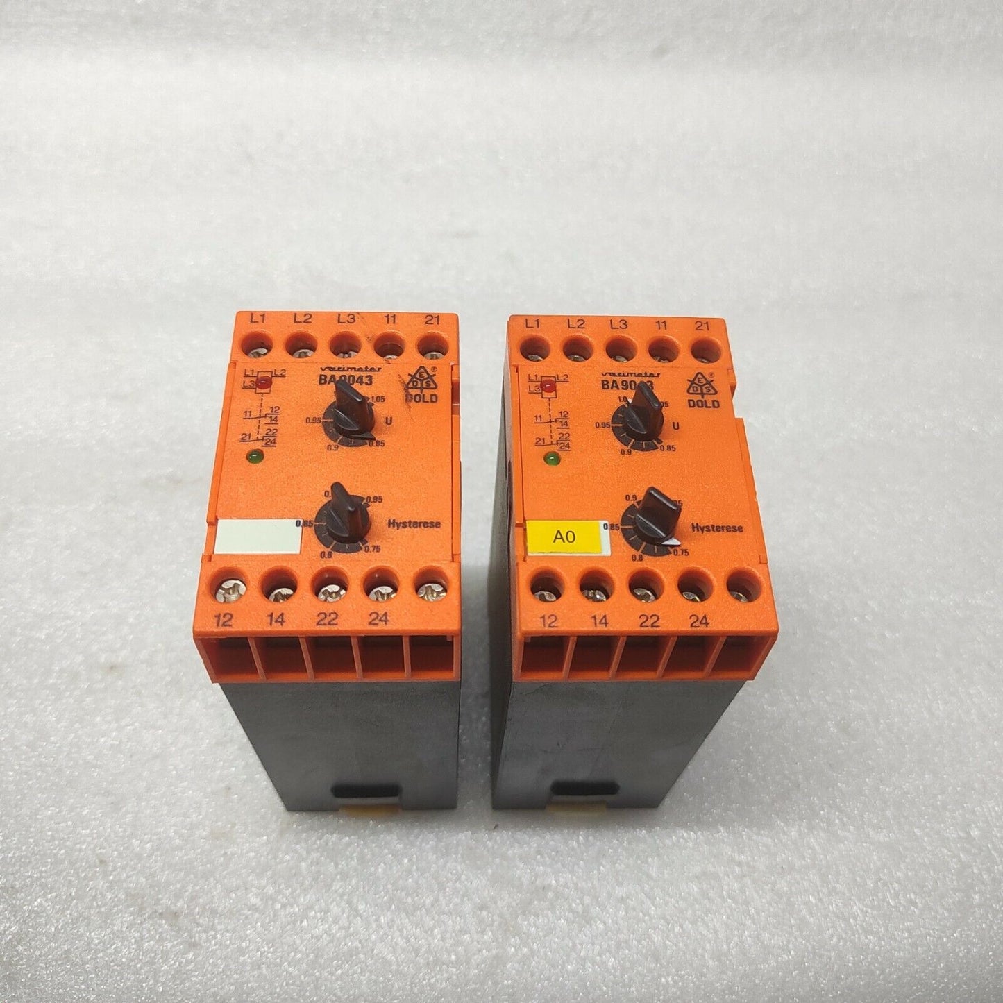 DOLD BA 9043/001 UNDERVOLTAGE RELAY 0039884 400V