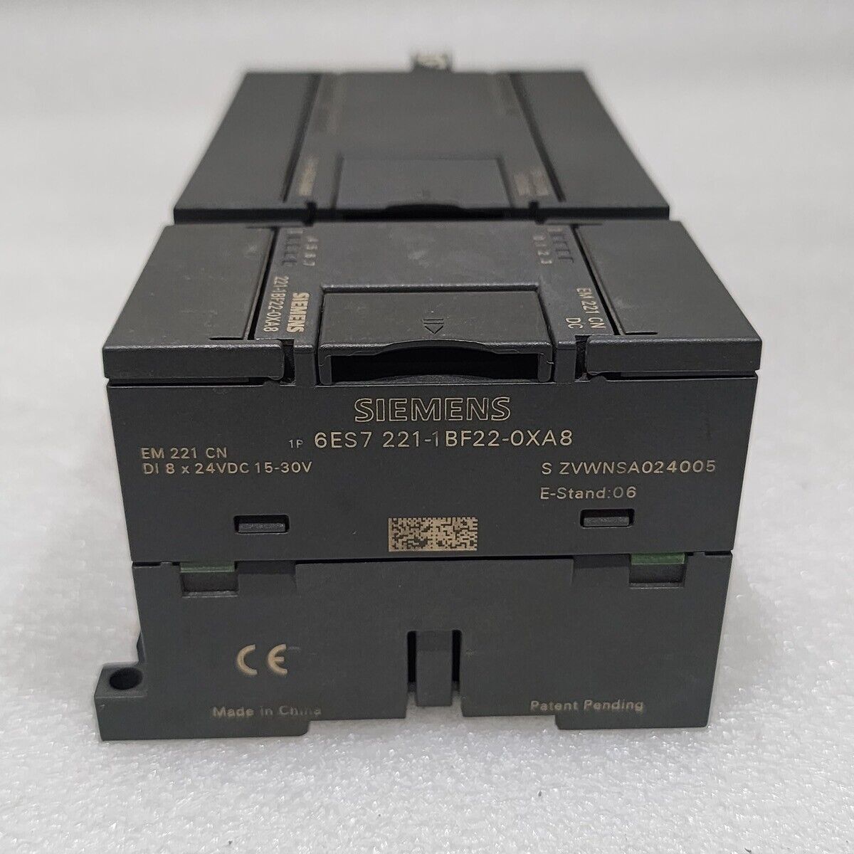 SIEMENS 6ES7 214-1AD23-0XB8 CPU UNIT 224 CN 6ES7 221-1BF22-0XA8 DIGITAL INPUT EM